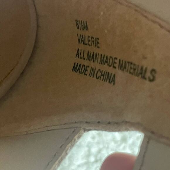 Rampage Women's Size 8 1/2 Valerie Strappy Heel Sandals Tan - Picture 3 of 16